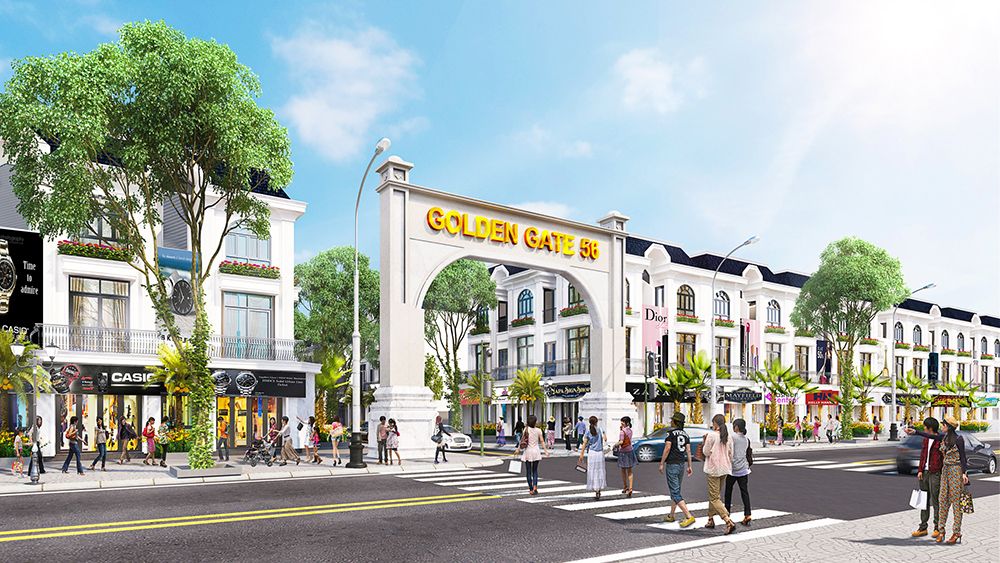 Dự án nhà phố thương mại Golden Street Thái Nguyê