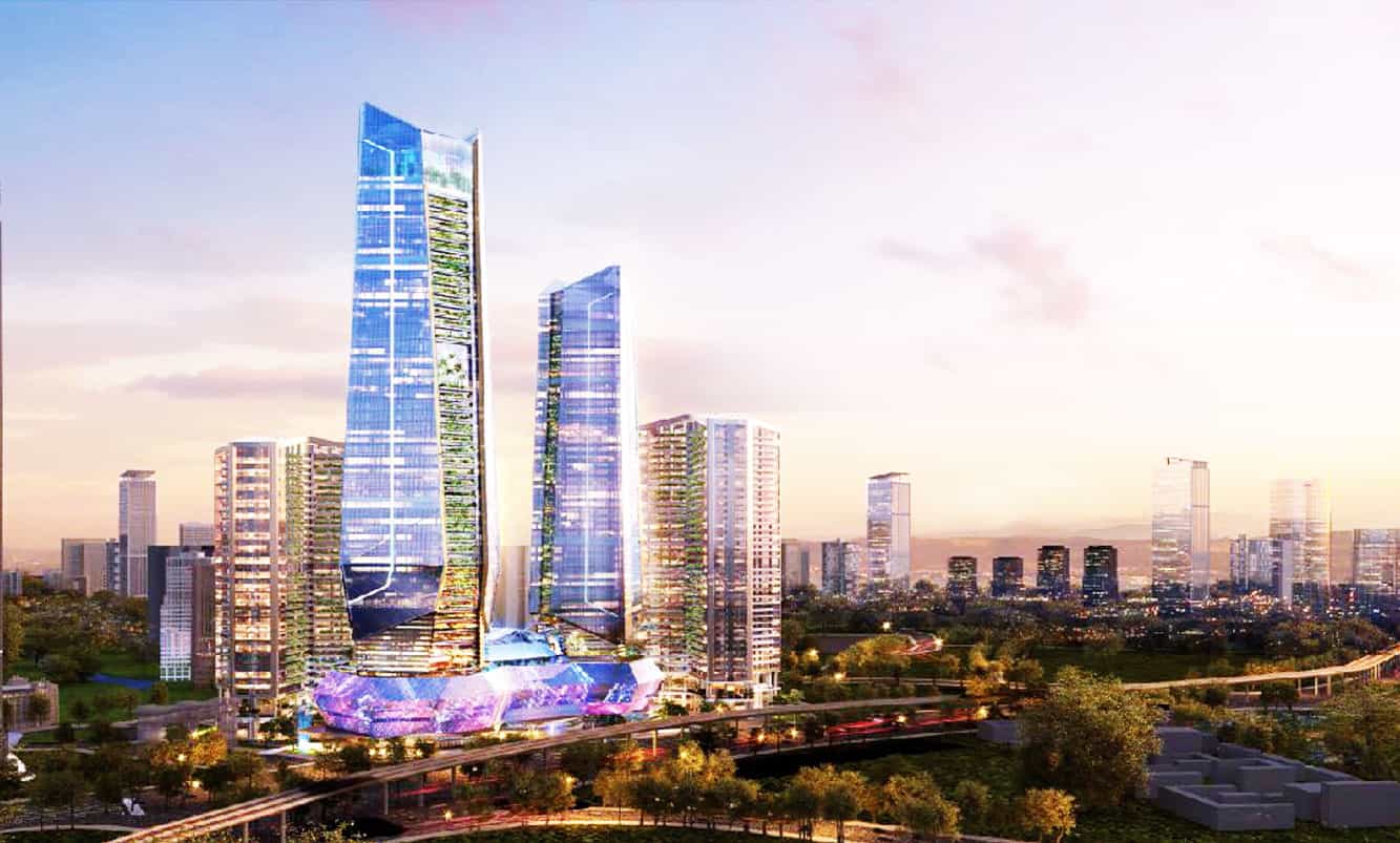 Dự án Sunshine KS Finance Hà Nội có tổng diện tích 52.095m2 với 5 tòa tháp.